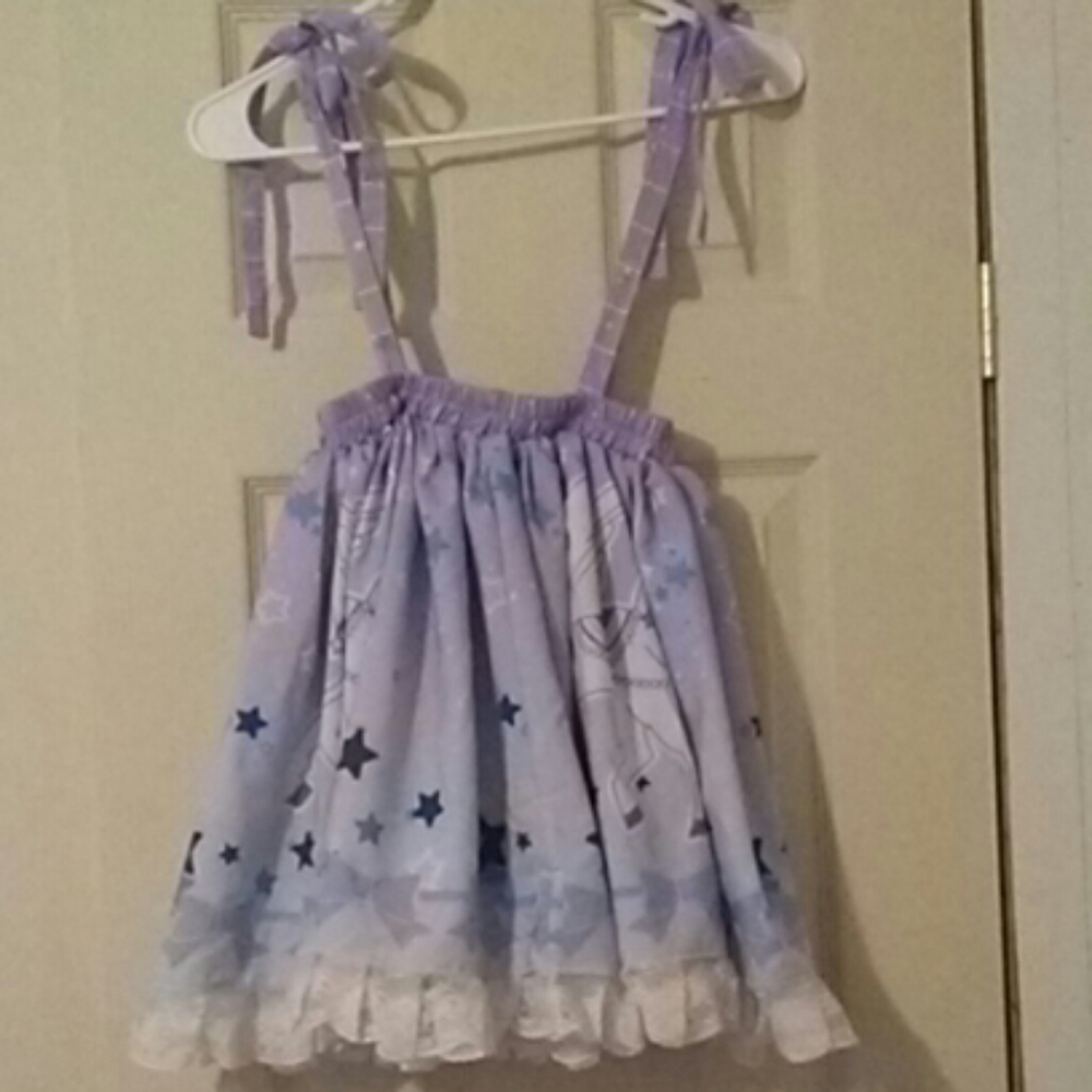 Unicorn skirt with ties